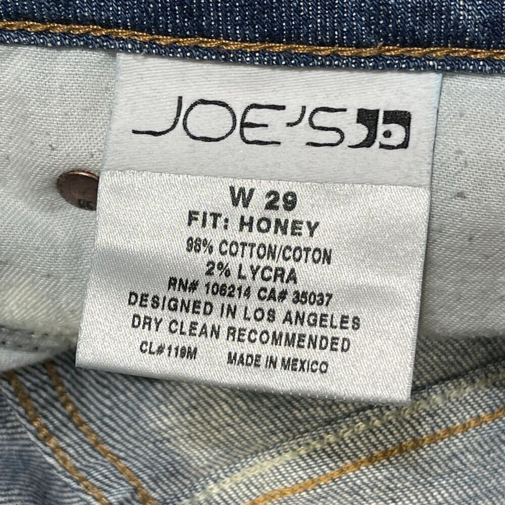 Joe's Jeans Women's Honey Bootcut Denim Medium Wash Size 29 - Picture 5 of 9